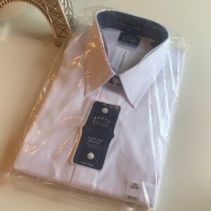Eagle Classic White Dress Shirt. Tall Fit